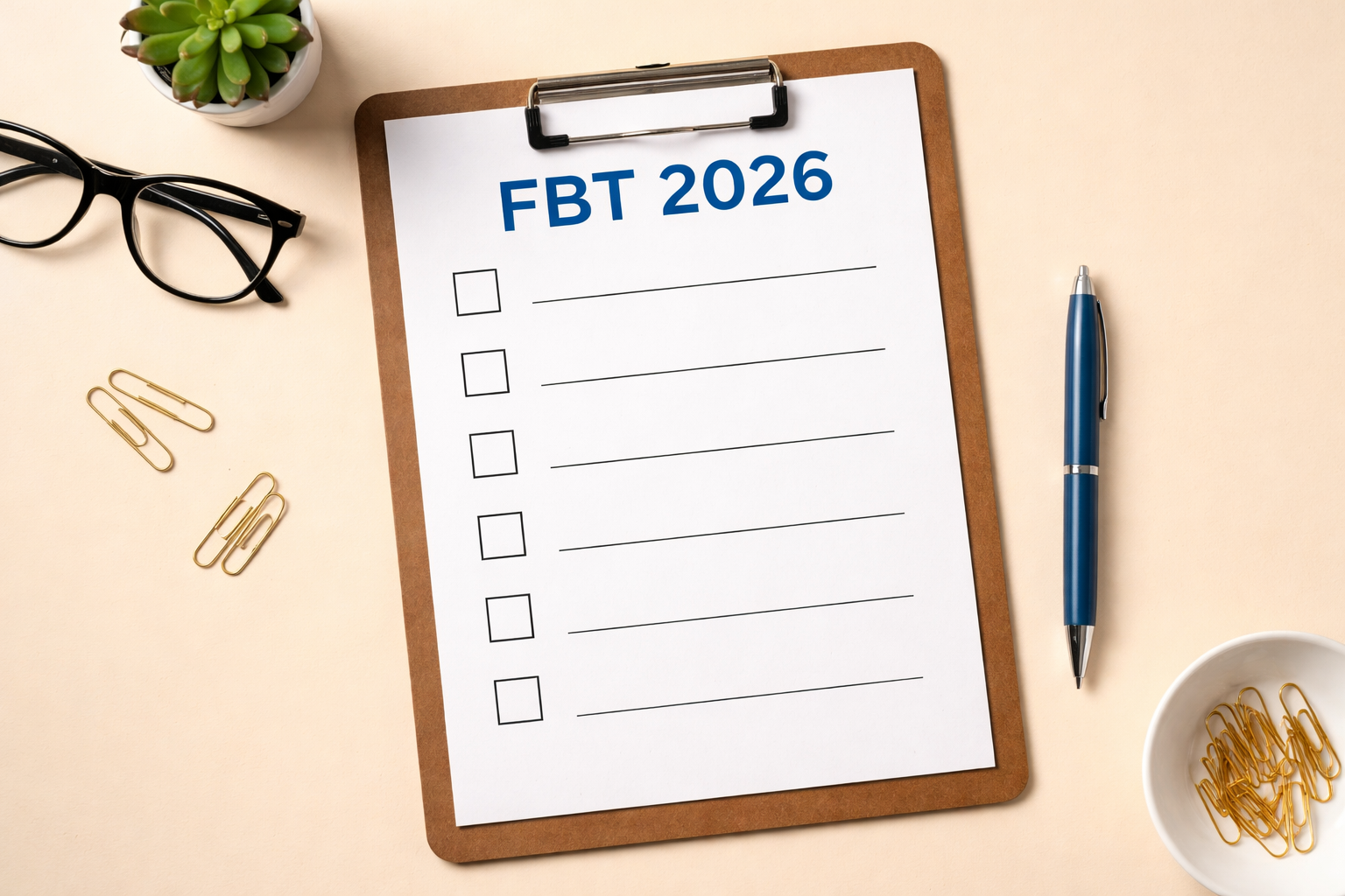 Your 2025-26 Fringe Benefits Tax (FBT) Preparation Checklist